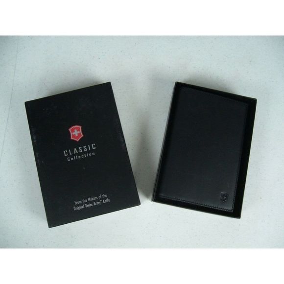 Victorinox Swiss Army Signal Black Wallet Padfolio - Picture 3 of 8